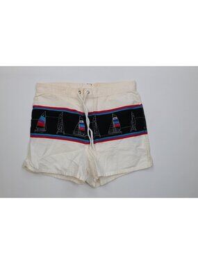 Vintage 70s Hobie Surfing Mens 30 Above Knee Surf Windsail Lined Short Shorts